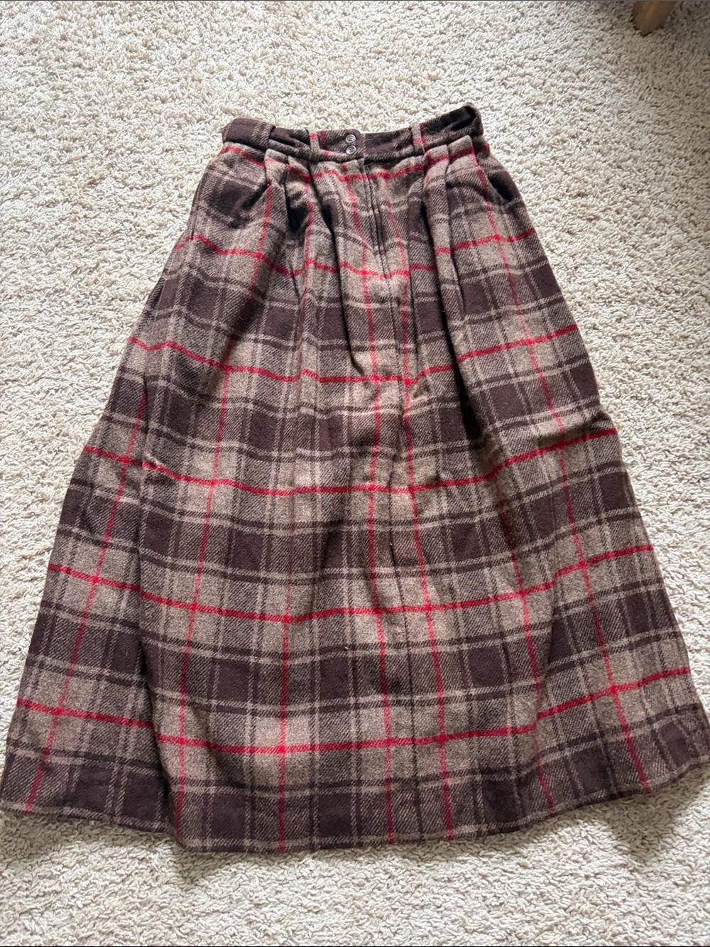 Vintage Ralph Lauren Plaid Skirt - Picture 4 of 5